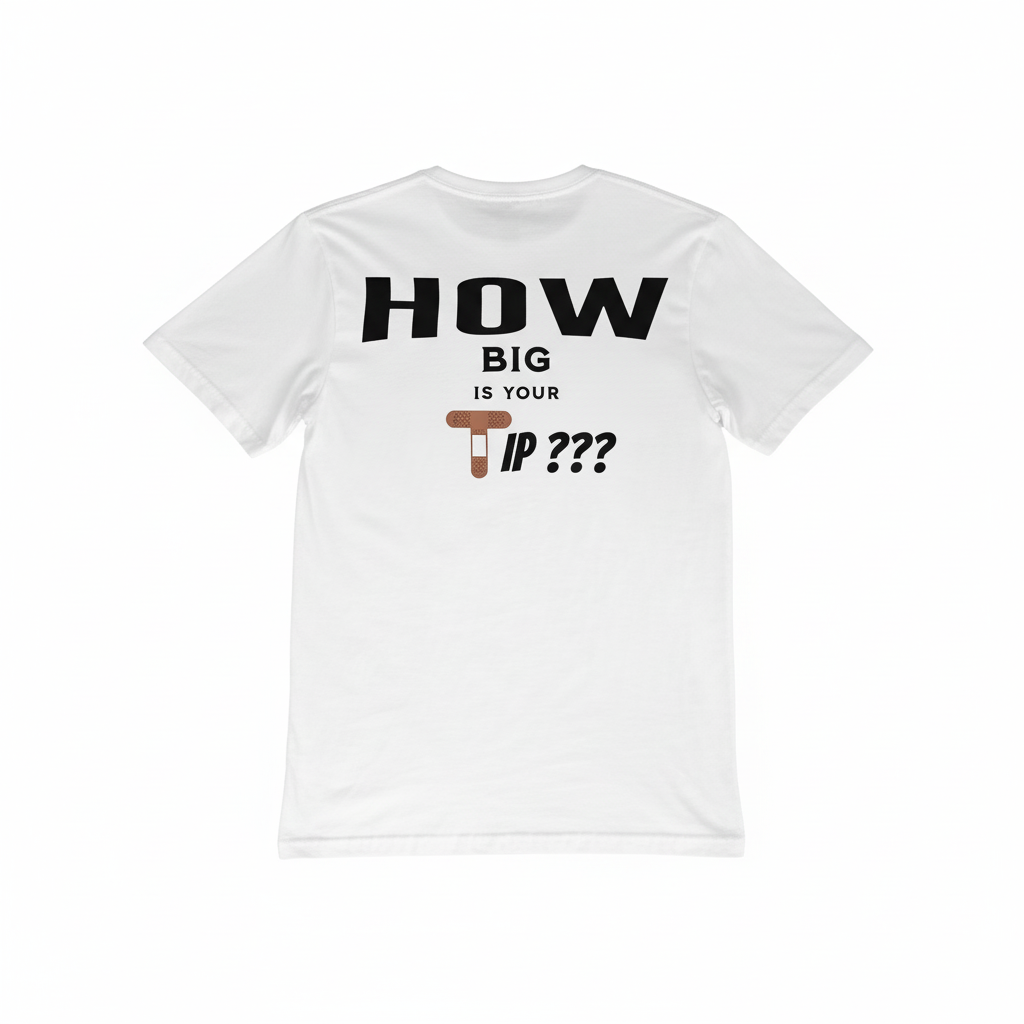 HOW BIG IS YOUR TIP T-Shirt